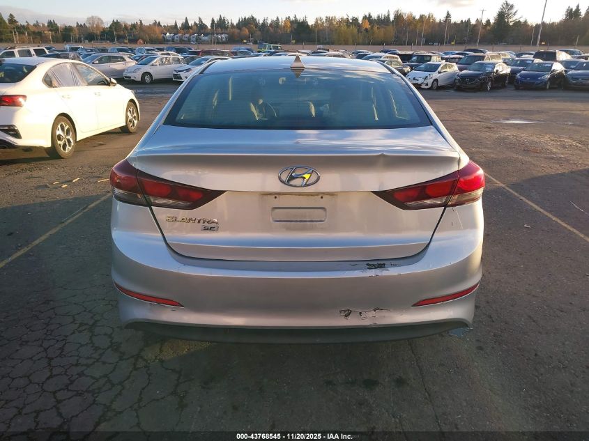 2017 Hyundai Elantra Se VIN: KMHD74LFXHU412737 Lot: 43768545