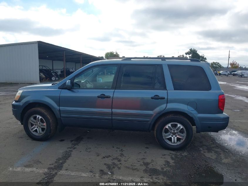 2005 Honda Pilot Ex-L VIN: 5FNYF18585B057093 Lot: 43768581