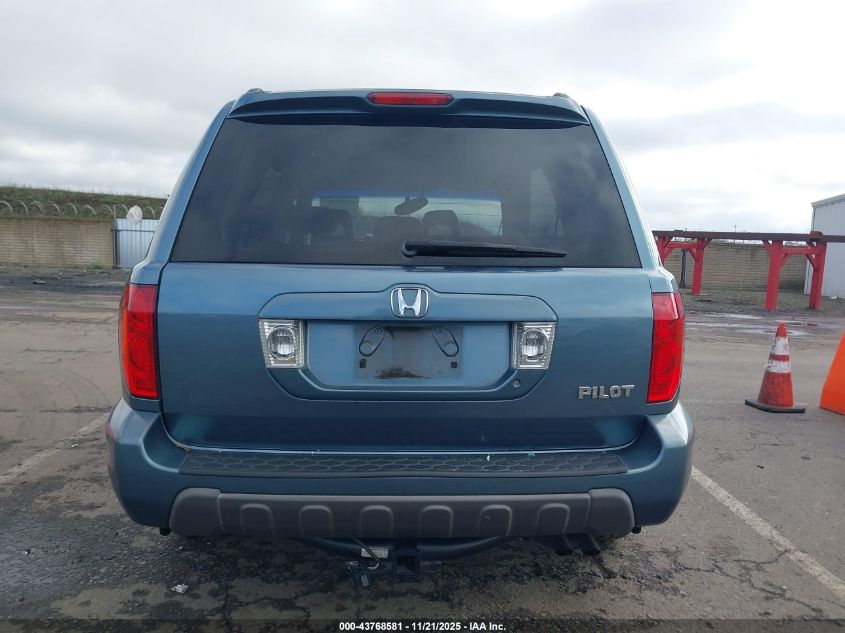 2005 Honda Pilot Ex-L VIN: 5FNYF18585B057093 Lot: 43768581
