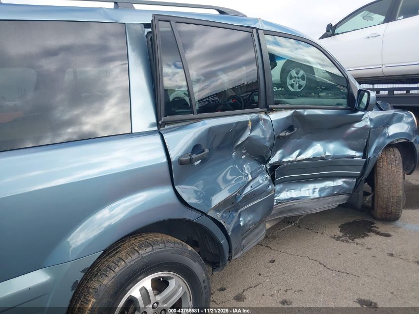 2005 Honda Pilot Ex-L VIN: 5FNYF18585B057093 Lot: 43768581