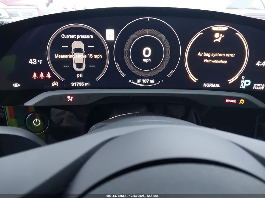 2022 Porsche Taycan VIN: WP0AA2Y16NSA15577 Lot: 43768658