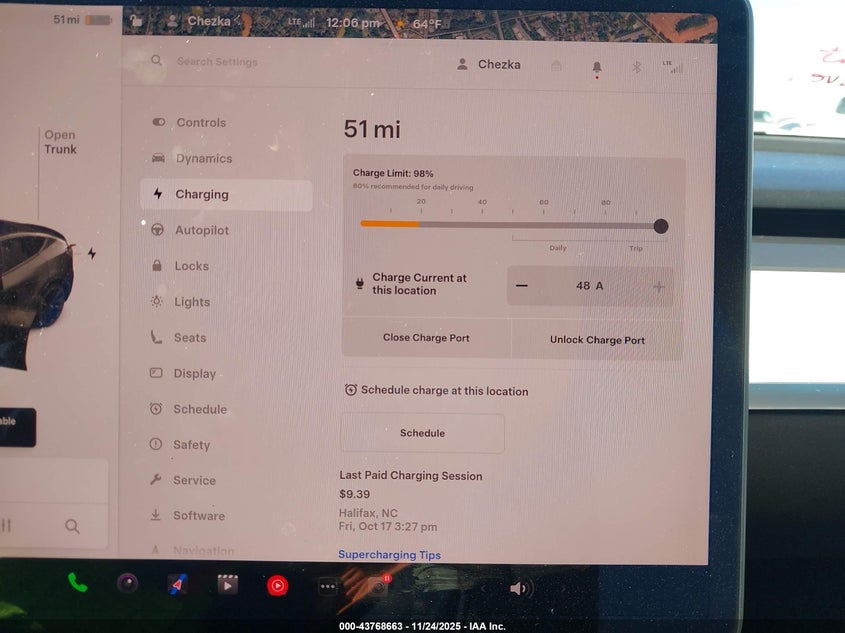 2022 Tesla Model Y Long Range Dual Motor All-Wheel Drive VIN: 7SAYGDEE8NF311908 Lot: 43768663