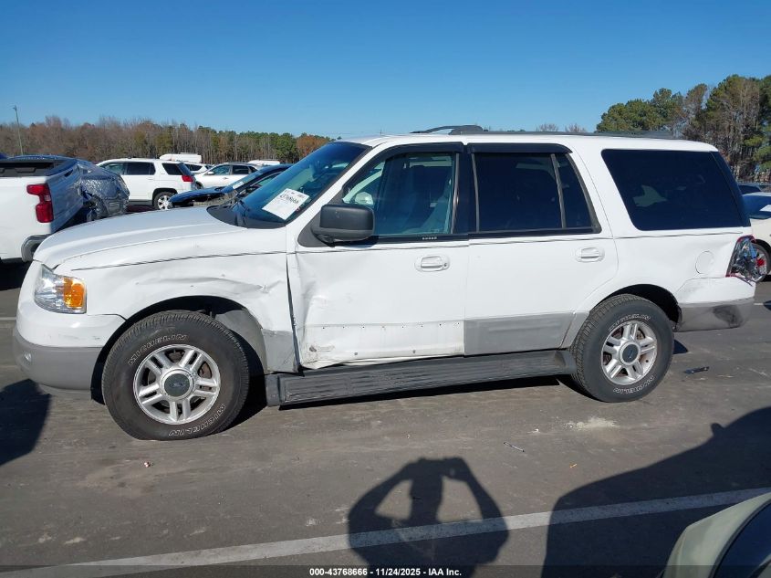 2003 Ford Expedition Xlt VIN: 1FMPU16L73LB31645 Lot: 43768666