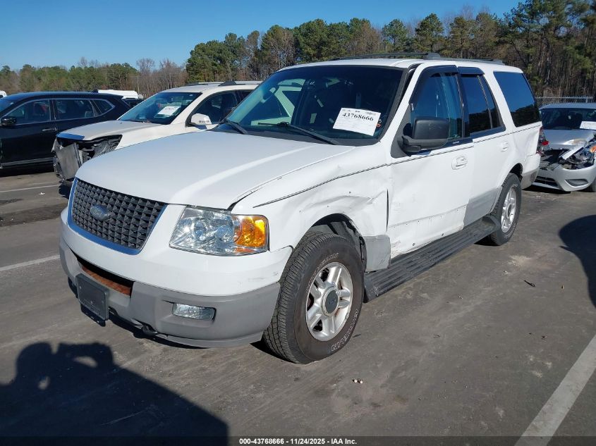 2003 Ford Expedition Xlt VIN: 1FMPU16L73LB31645 Lot: 43768666
