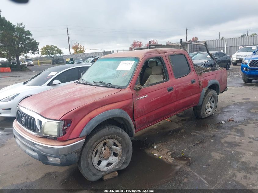 2004 Toyota Tacoma Prerunner VIN: 5TEGM92N14Z402034 Lot: 43768668