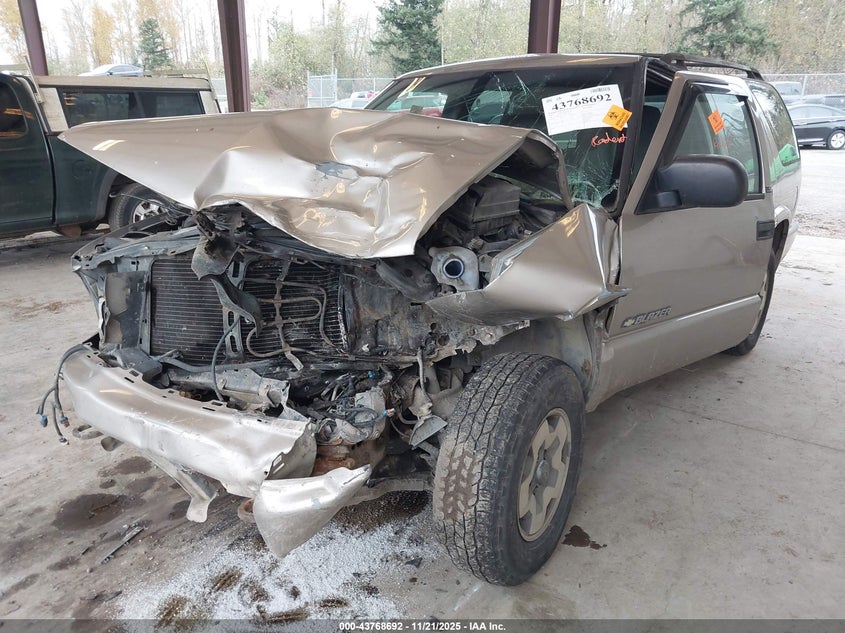 2002 Chevrolet Blazer Ls VIN: 1GNDT13W12K213696 Lot: 43768692