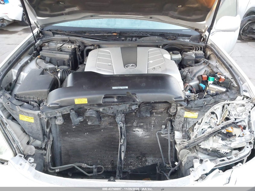 2006 Lexus Ls 430 VIN: JTHBN36F265038024 Lot: 43768697