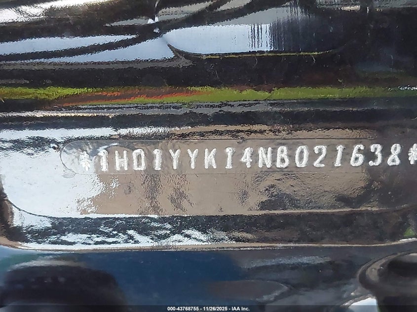 2022 Harley-Davidson Fxbbs VIN: 1HD1YYK14NB021638 Lot: 43768755