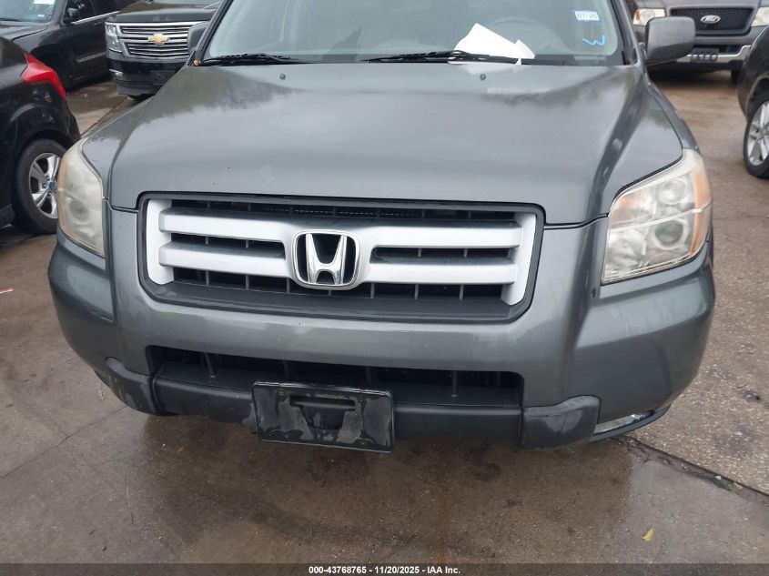 2008 Honda Pilot Ex-L VIN: 5FNYF18508B025596 Lot: 43768765