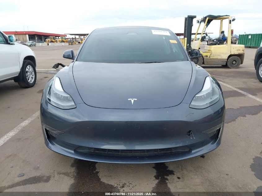 2022 Tesla Model 3 Long Range Dual Motor All-Wheel Drive VIN: 5YJ3E1EB7NF332363 Lot: 43768794