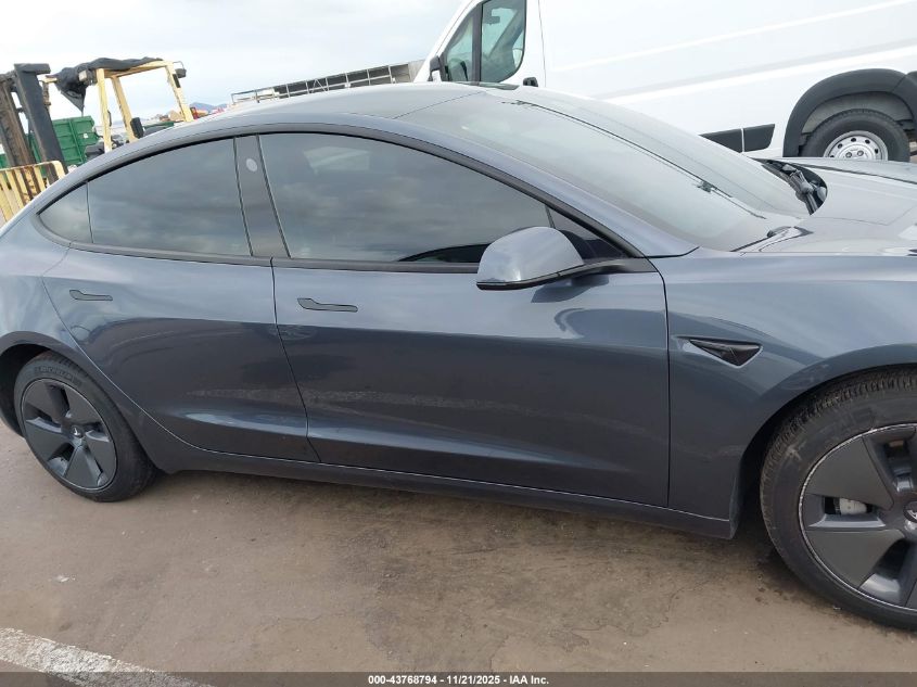 2022 Tesla Model 3 Long Range Dual Motor All-Wheel Drive VIN: 5YJ3E1EB7NF332363 Lot: 43768794