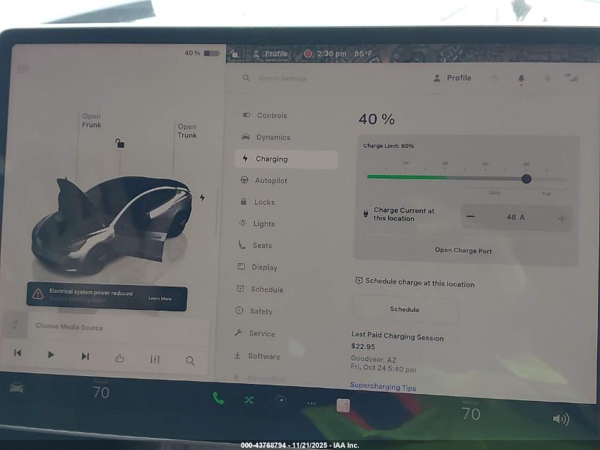 2022 Tesla Model 3 Long Range Dual Motor All-Wheel Drive VIN: 5YJ3E1EB7NF332363 Lot: 43768794