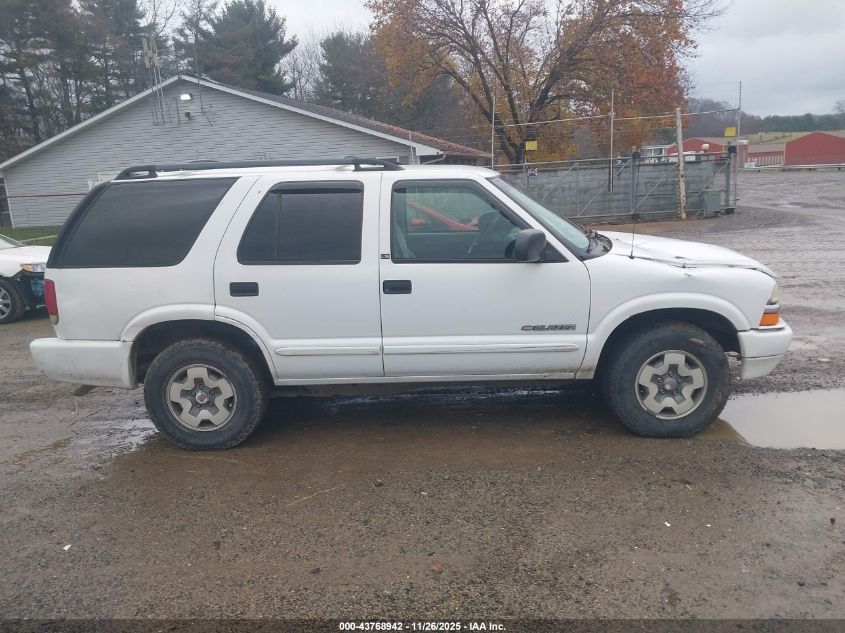 2002 Chevrolet Blazer Ls VIN: 1GNDT13W12K208028 Lot: 43768942