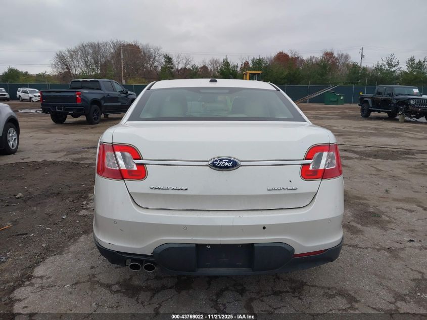 2010 Ford Taurus Limited VIN: 1FAHP2FW9AG102319 Lot: 43769022