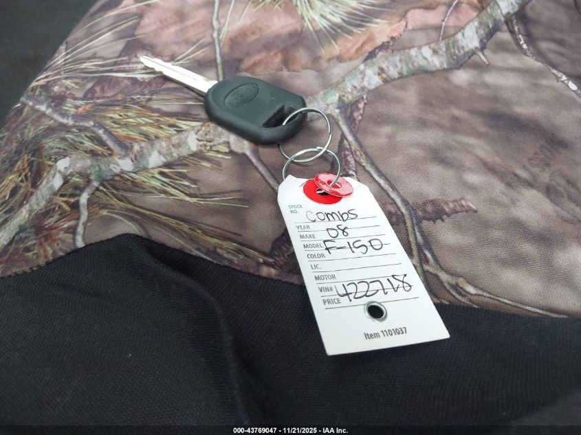 2008 Ford F-150 60Th Anniversary/Fx2/Xl/Xlt VIN: 1FTRW12W18FA42120 Lot: 43769047