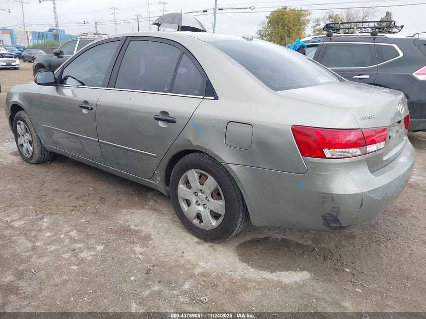 5NPET46C58H380327 2008 HYUNDAI SONATA photo no. 3