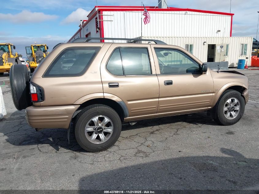 2000 Isuzu Rodeo Ls/Lse/S VIN: 4S2DM58W7Y4327256 Lot: 43769116