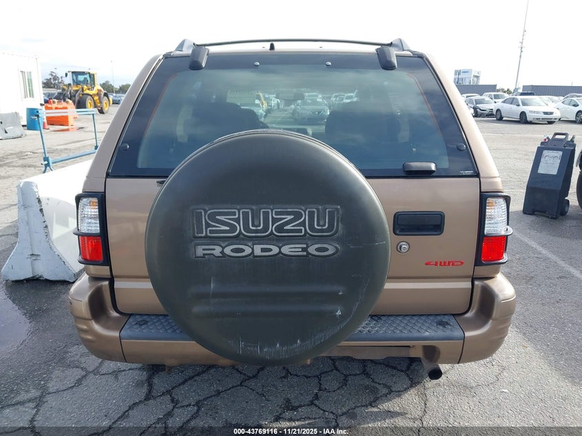 2000 Isuzu Rodeo Ls/Lse/S VIN: 4S2DM58W7Y4327256 Lot: 43769116