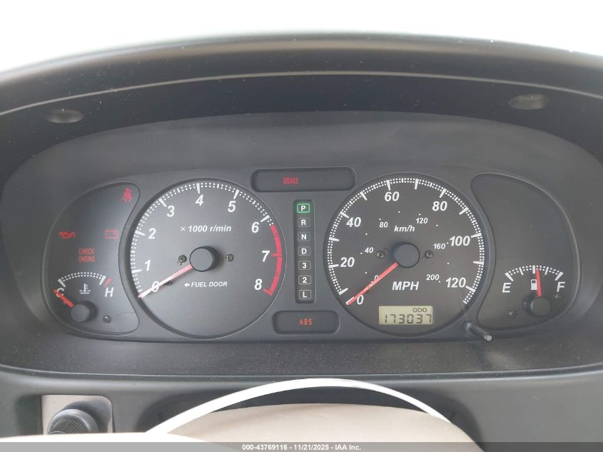 2000 Isuzu Rodeo Ls/Lse/S VIN: 4S2DM58W7Y4327256 Lot: 43769116