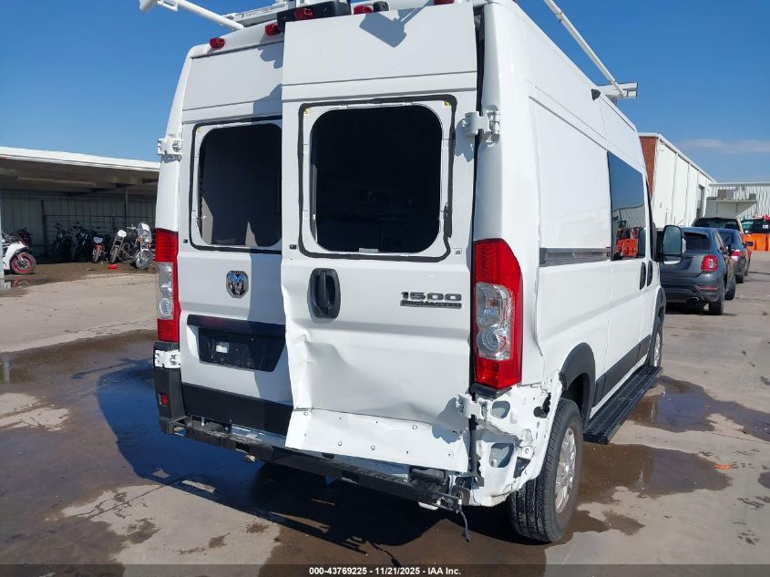 2024 Ram Promaster 1500 Slt High Roof 136 Wb VIN: 3C6LRVBG2RE135678 Lot: 43769225