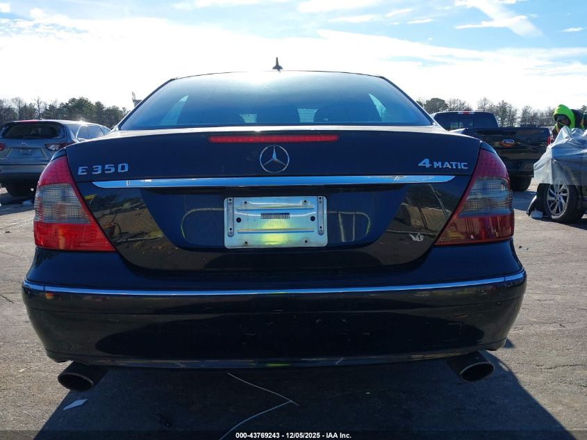 2008 Mercedes-Benz E 350 4Matic VIN: WDBUF87X08B354343 Lot: 43769243