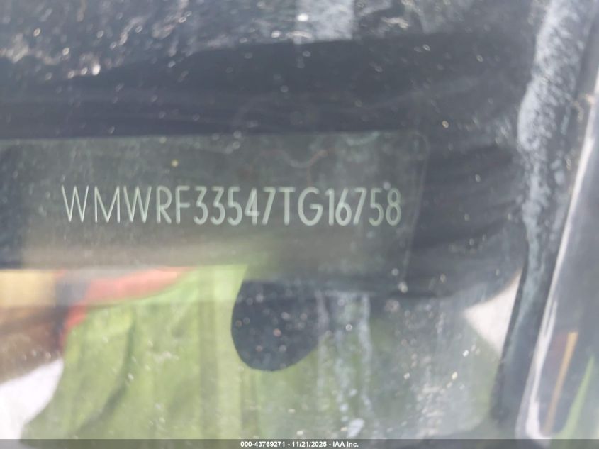 2007 Mini Cooper VIN: WMWRF33547TG16758 Lot: 43769271