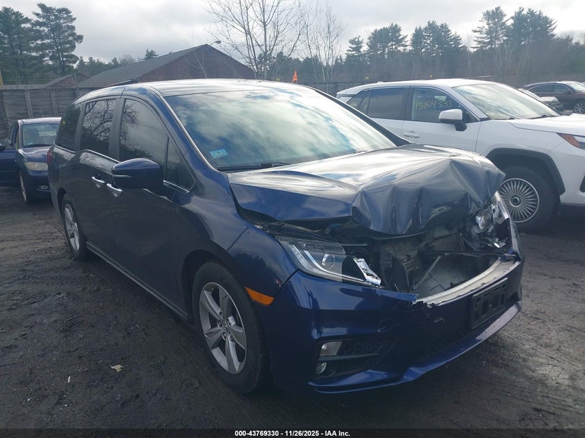 2018 Honda Odyssey Ex-L VIN: 5FNRL6H77JB087384 Lot: 43769330