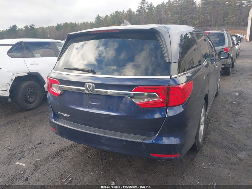 2018 Honda Odyssey Ex-L VIN: 5FNRL6H77JB087384 Lot: 43769330