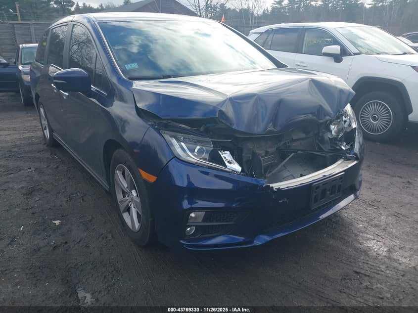 2018 Honda Odyssey Ex-L VIN: 5FNRL6H77JB087384 Lot: 43769330