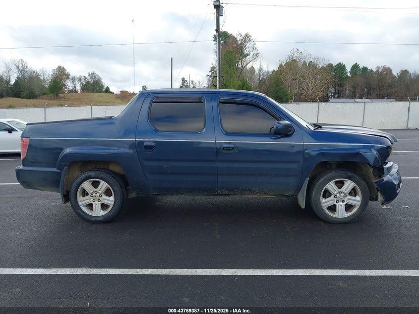 2009 Honda Ridgeline Rtl VIN: 5FPYK16579B107896 Lot: 43769387