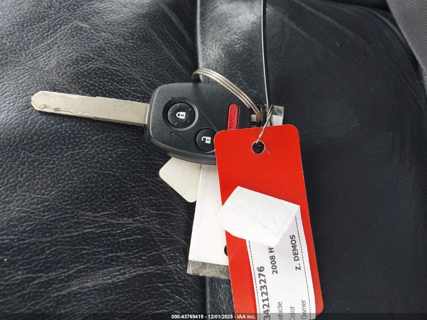 2008 Honda Cr-V Ex-L VIN: 5J6RE38778L001629 Lot: 43769419