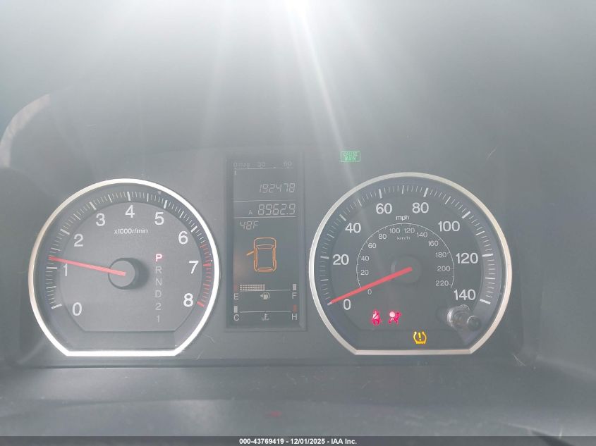 2008 Honda Cr-V Ex-L VIN: 5J6RE38778L001629 Lot: 43769419