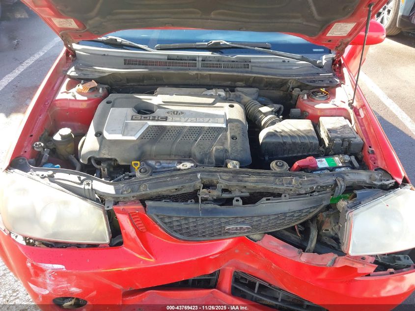 2005 Kia Spectra5 VIN: KNAFE161955117701 Lot: 43769423