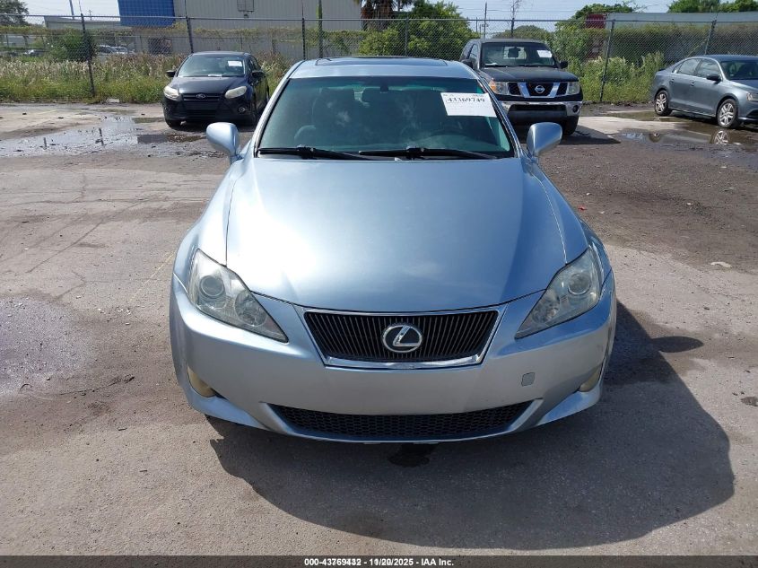 2008 Lexus Is 250 VIN: JTHBK262282078706 Lot: 43769432