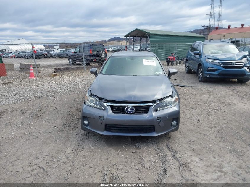 2012 Lexus Ct 200H Premium VIN: JTHKD5BH2C2061435 Lot: 43769453