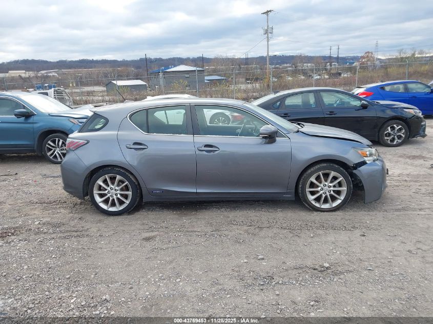 2012 Lexus Ct 200H Premium VIN: JTHKD5BH2C2061435 Lot: 43769453