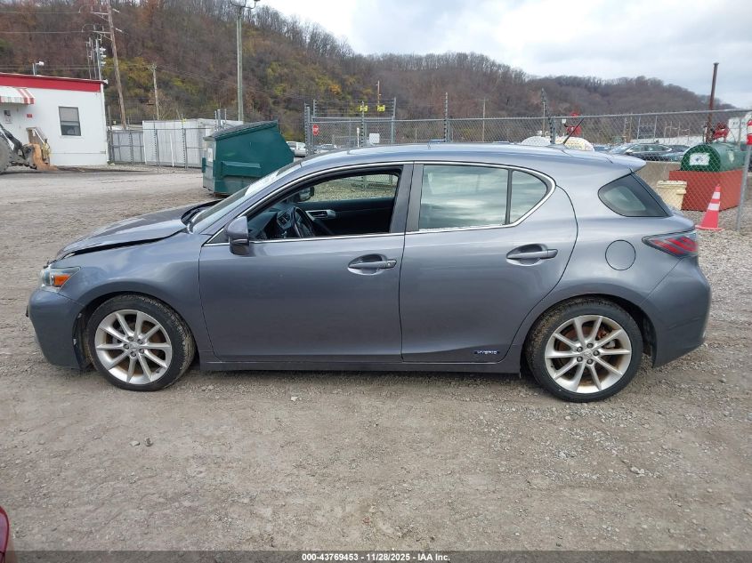 2012 Lexus Ct 200H Premium VIN: JTHKD5BH2C2061435 Lot: 43769453