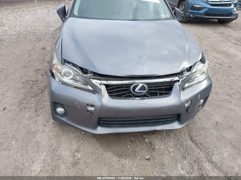 2012 Lexus Ct 200H Premium VIN: JTHKD5BH2C2061435 Lot: 43769453