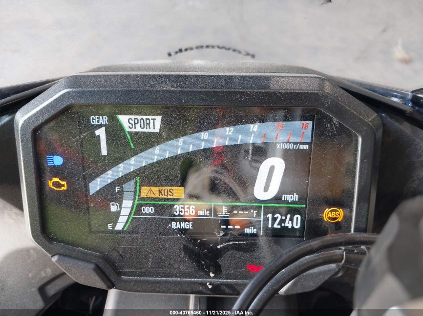 2025 Kawasaki Zx636 K VIN: JKBZXJJ1XSA030755 Lot: 43769460