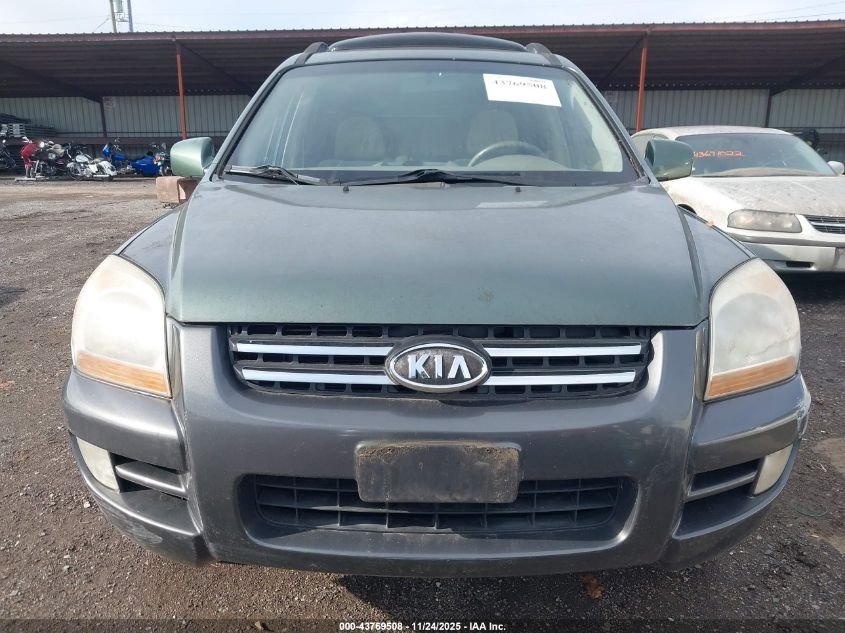 2007 Kia Sportage Ex V6 VIN: KNDJE723777353312 Lot: 43769508