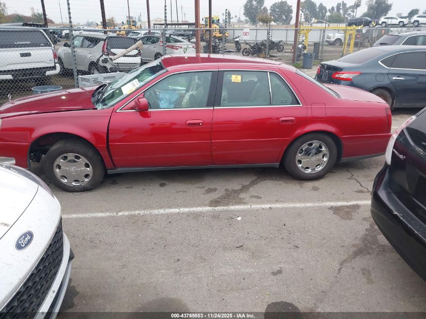 2002 Cadillac Deville Dhs VIN: 1G6KE54Y92U228830 Lot: 43769553
