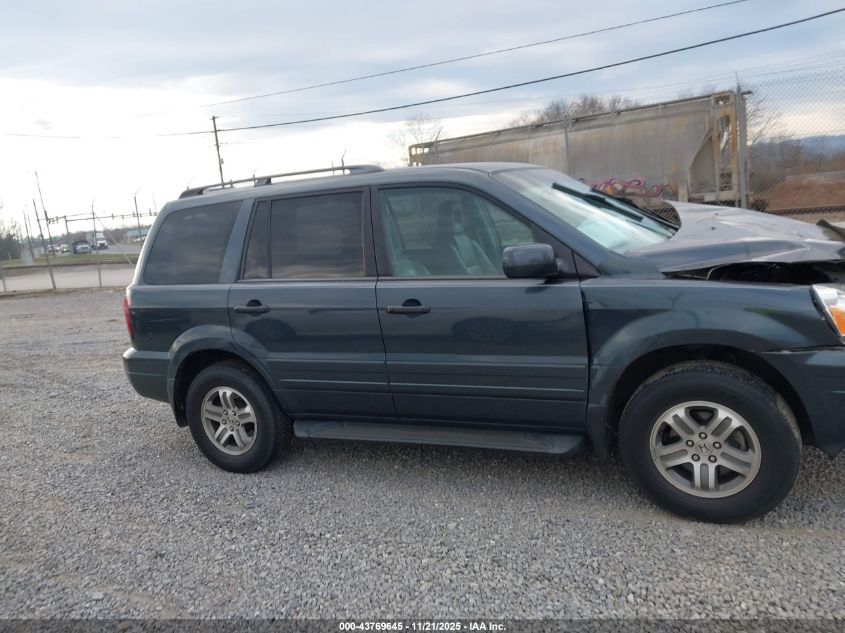 2004 Honda Pilot Ex-L VIN: 2HKYF18644H514586 Lot: 43769645