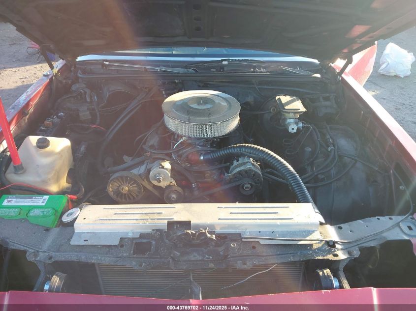 1987 Chevrolet Monte Carlo VIN: 1G1GZ11Z0HP125776 Lot: 43769702