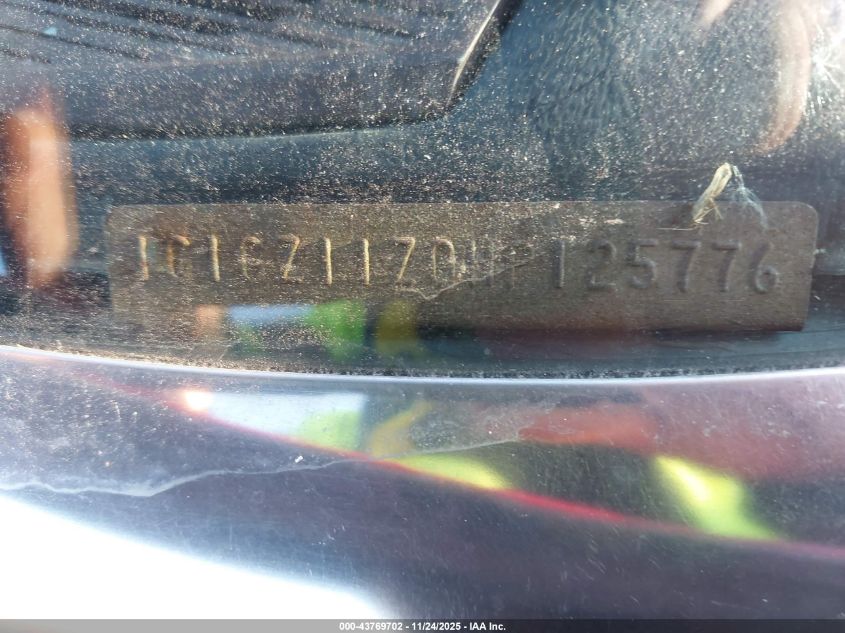 1987 Chevrolet Monte Carlo VIN: 1G1GZ11Z0HP125776 Lot: 43769702