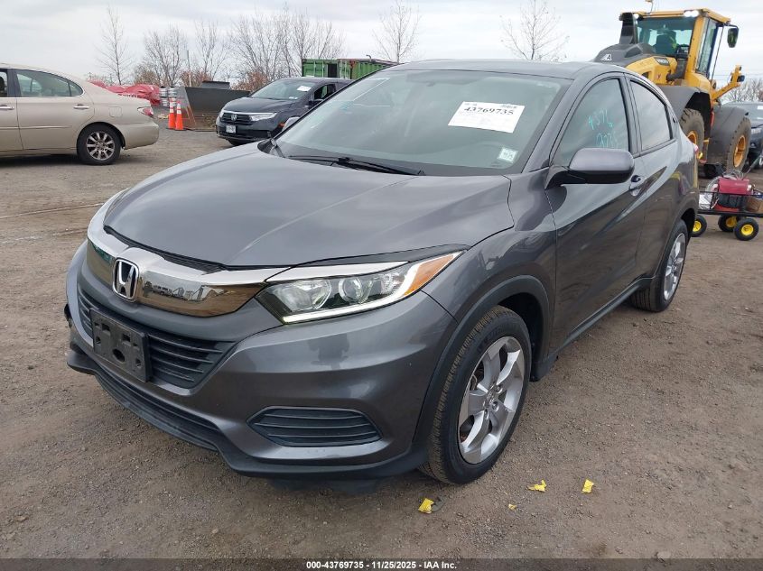 2019 Honda Hr-V Lx VIN: 3CZRU6H34KG709102 Lot: 43769735
