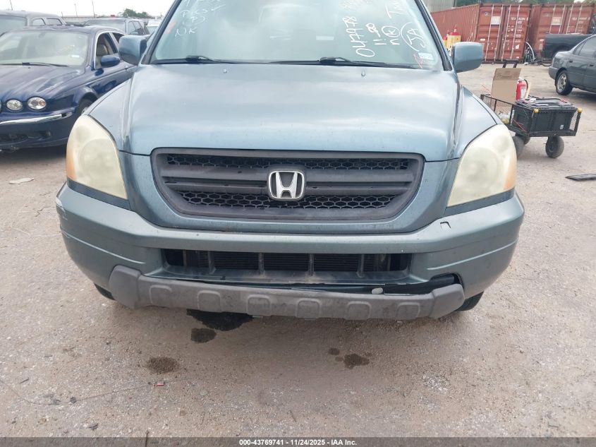 2005 Honda Pilot Ex-L VIN: 5FNYF18595B047978 Lot: 43769741