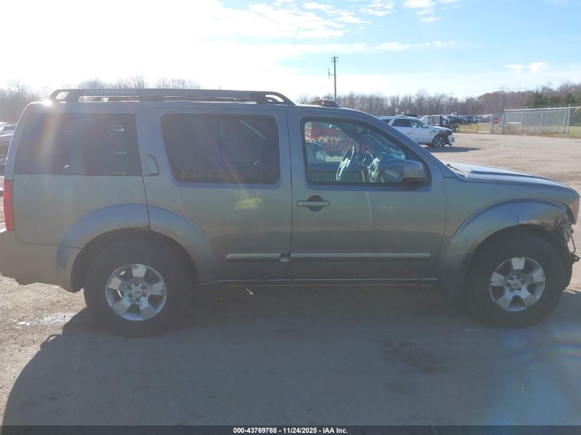 2006 Nissan Pathfinder Se VIN: 5N1AR18W26C656129 Lot: 43769788