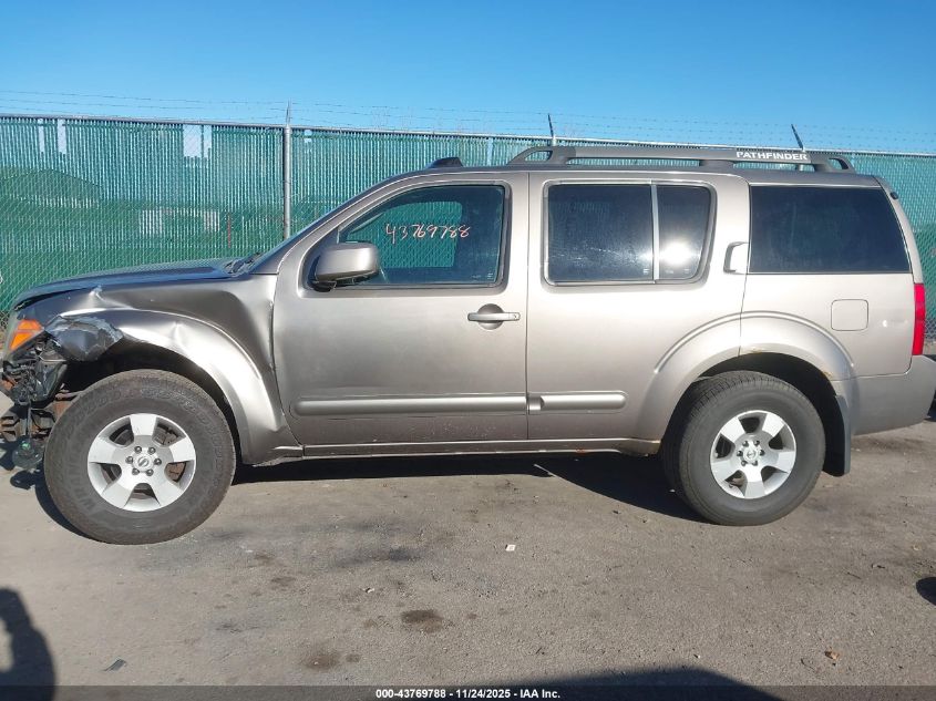 2006 Nissan Pathfinder Se VIN: 5N1AR18W26C656129 Lot: 43769788