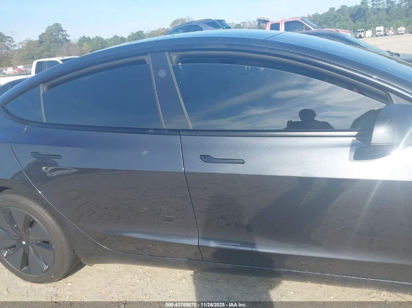 2024 Tesla Model 3 Long Range Dual Motor All-Wheel Drive/Rear-Wheel Drive VIN: 5YJ3E1EA8RF853203 Lot: 43769870