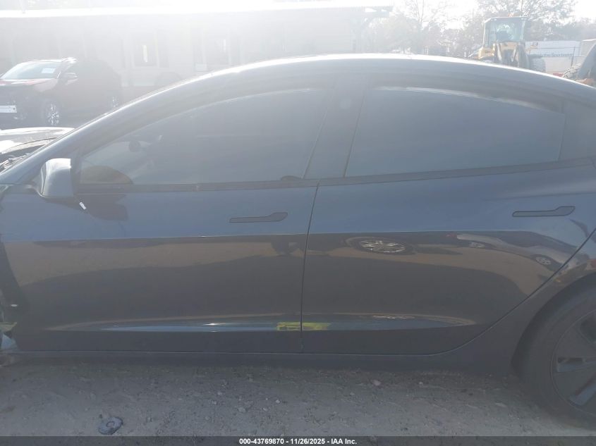 2024 Tesla Model 3 Long Range Dual Motor All-Wheel Drive/Rear-Wheel Drive VIN: 5YJ3E1EA8RF853203 Lot: 43769870